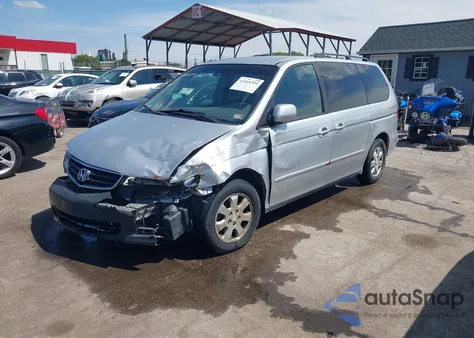 2003 Honda Odyssey Ex-L z USA, uszkodzony, nr VIN 5FNRL18043B030732